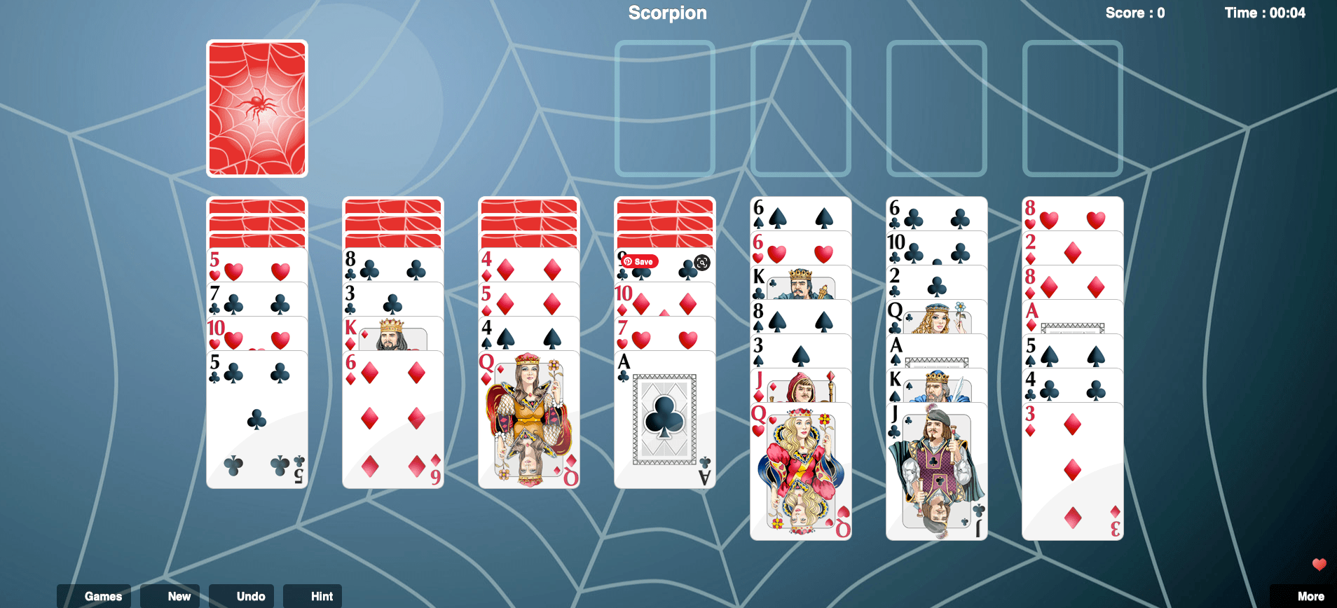 Spider Solitaire<
